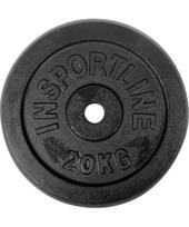 Ketaus svorio diskas inSPORTline CastCzech 20 kg 30 mm