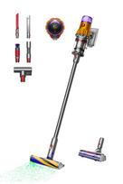 „Dyson V12 Detect™ Slim“ belaidis dulkių siurblys + nuodugnaus valymo rinkinys („Yellow“/„Nickel“)