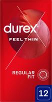 Durex Feel ploni prezervatyvai (3 / 12 / 24 vnt.) - 12 vnt.