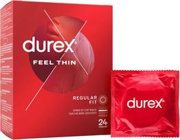 Durex Feel ploni prezervatyvai (3 / 12 / 24 vnt.) - 24 vnt.
