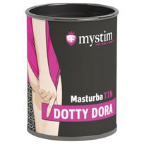 Mystim - masturbatorius vyrams - taškuotas paviršius - baltas