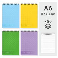 Bloknotas su spirale viršuje A6, 80 lapų, SUKMOS4751007620949
