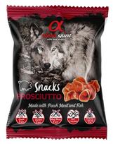 Skanėstas šunims Alpha Spirit Prosciutto Snacks, kiauliena, 0.05 kg