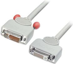 Kabel Lindy DVI-D - DVI-D 0.5m biały (41127) | 41127 | 4002888411271