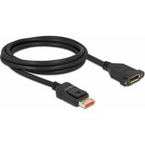 Kabel Delock DisplayPort - DisplayPort 2m Black (87097) | 87097 | 4043619870974