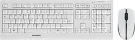 Cherry B.Unlimited 3.0 AES Mouse-Keyboard Combination, USB Wireless, DE, White-Grey