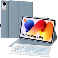 4kom.pl Z klawiaturą Bluetooth do Redmi Pad 2 Pro 2025 - aizsargājošs z podstawką, dostęp do portów i przycisków | 5907378747726 | 5907378747726