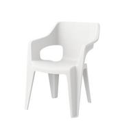 Lauko kėdė Keter Bilbao Low, balta sp., 57 cm x 57 cm x 79 cm