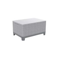 Lauko stalas Keter Scandi Storage, plieno sp./šviesiai pilka sp., 74.7 cm x 51.6 cm x 40 cm