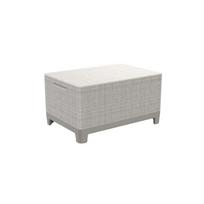 Lauko stalas Keter Scandi Storage, pilka sp./smėlio sp., 74.7 cm x 51.6 cm x 40 cm