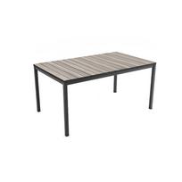 Lauko stalas Keter Deco Porto Nova, juoda sp./pilka sp., 160 cm x 94 cm x 75 cm