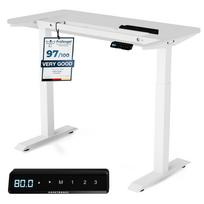 Stalo rėmas, reguliuojamo pločio Desktronic HomeOne, 70.2 - 118.5 cm, balta sp.
