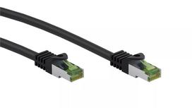 Tinklo laidas Wentronic 61096 5m Cat8.1 S/FTP RJ-45 juodas