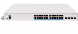 Tinklo jungiklis Cisco CATALYST 1300X 24 prievadų 2,5GE UPoE su 4x10G SFP+ aukštutinėmis jungtimis (C1300X-24MU-4X)