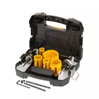 DeWalt komplekt gręžtuvų skylėms 11 dalių (22-68mm)