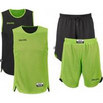 Dvipusė vaikiška krepšinio apranga SPALDING DOUBLEFACE KID SET DYDIS 116 cm