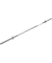 Tiesus sunkiosios atletikos grifas inSPORTline Welenorty 220 cm / 30 mm su srieginiais galais ir užraktais