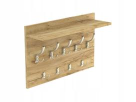 Drabužių kabykla HWS Furniture, 65x40x14 cm, ruda