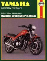 Yamaha XJ650 & 750 Fours (80 - 84) Haynes Repair Manual