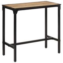 Baro stalas, 110x55x107cm, neapdorotos mango medienos masyvas