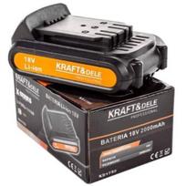 Kraft&Dele akumuliatorius / baterija akumuliatoriniams įrankiams 2000 mAh ličio jonų 20 V X serijos KD1759, Default Title