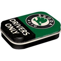 Mėtų saldainiai skardinėje dėžutėje »Skoda - Drivers Only«, Nostalgic-Art
