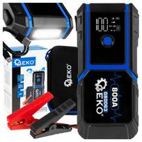 Geko Jump Starter 10000mAh 400A G80063, 12V, 800A MAX, 2x USB, LED ekranas, 9 lygio apsauga