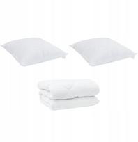vidaXL Žieminė antklodė su pagalve 3 vnt. White 240 x 220 cm Mikropluoštas Lumarko! | 3377782 VidaXL | 8721288618214