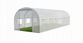 AWTools AWTOOLS Balta sodo tunelinė šiltnamis 3x6x2m | AW67630 | 5903678632694