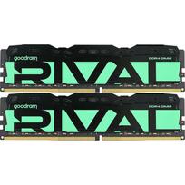 Atmintis kompiuteriui DDR4 Rival Radiant 16GB (2*8)/3200 CL16 Green | GGRGD4-32L16SA/16GDC | 5908267915004