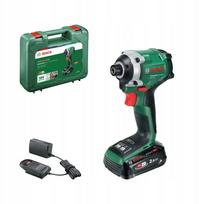 Belaidis smūginis suktuvas Bosch Powertools Akku-Schlagschrauber UniversalImpactDrive 18V-210 (green, Li-Ion baterija 2,0Ah, dėklas, POWER FOR ALL ALLIANCE) | 06039E7001 | 4053423665956
