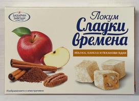Lokum „Saldūs laikai“ obuolių ir cinamono skonio su pekano riešutais 140 g, 140 g