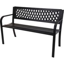 Lauko suoliukas, juoda sp., 119 cm x 50 cm x 75 cm