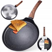 GRANITINĖ blynų, paplotėlių ir omletų keptuvė, žema, plokščia 26 cm, VILDE