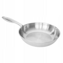 Shiori Stainless Steel 304 nerūdijančio plieno keptuvė be dangos indukcinei viryklei 24 cm