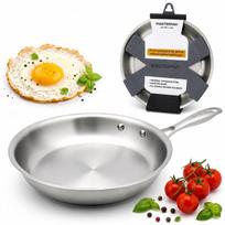 Masterpan plieninė 20 cm keptuvė iš nerūdijančio plieno su indukcija