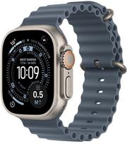 Smartwatch Apple Watch Ultra 3 GPS + Cellular 49mm Natural Titanium / Ocean Band Niebieski (MEWH4QI/A) | 195950608816 | 195950608816