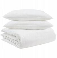 vidaXL Kołdra z poduszką 3 pcs Biały Puch Lumarko! | 3377014 VidaXL | 8721288610539