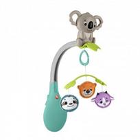 Mobilus FISHER PRICE Koala 3 viename muzikinis lovytės ir vežimėlio žaislas
