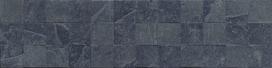 Mexen Icon Lyon Nero glazūruotas rektifikuotas G1 gresas, sienų plytelė 120 x 30 cm, matinė - TL712-120-030-52, 120 x 30 cm