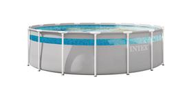 Baseinas Intex Prism Frame Clearview, 488x122 cm, su filtru