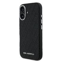 Karl Lagerfeld Grained PU Repeated Logo MagSafe Case for Apple iPhone 16