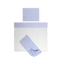 Kūdikių patalynės komplektas Lorelli Tiny Dream Trio Blue, 70x140, 3 dalių