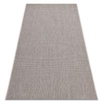 Kilimas sizalio virvelės FLOORLUX 20580 sklandžiai, vienodas, vienspalvis - sidabras / juoda