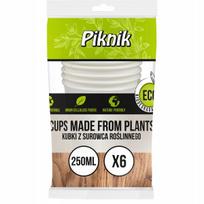 cukranendrių puodeliai Piknik 250ml, 6 vnt.