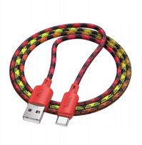 Hoco X116 Usb A į Usb C kabelis, 3a, 1m, raudonas gradientas