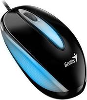 Mini Pelė Genius Dx Mini Usb RGB Šviesa Juoda
