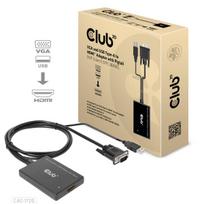Club3D Adapter VGA + USB-A HDMI  0 6m  St/Bu retail