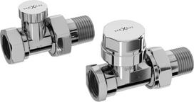 Mexen Uni-Term tiesūs chromuoti radiatoriaus vožtuvai - W902-000-01, G 1/2"