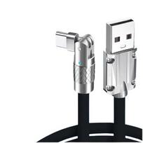 C tipo USB greitojo įkrovimo kabelis 120w 6A 150cm juodas